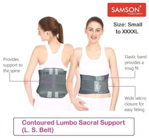 Samson Orthotics Contoured Lumbo Sacral Support (LS-0401) - Image 2