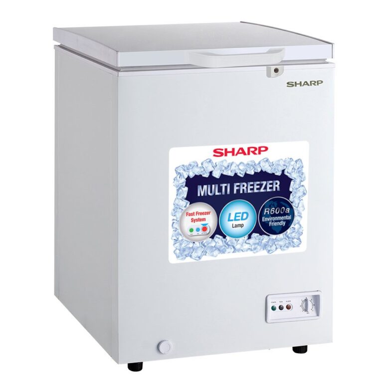 Sharp Chest Freezer 110 Ltr Sjc-118 White