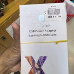 Iphone USB Power Adapter Lightning to USB Cable